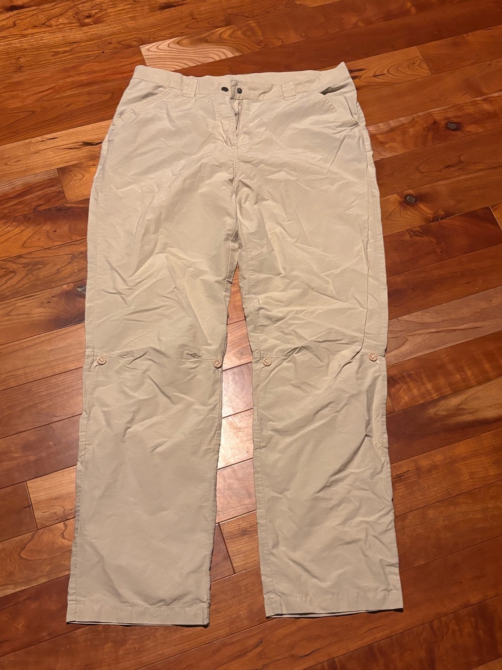 Woolrich Women's Khaki/Stone Pants Size 12 (17 in) Style 1078 Cotton Nylon Chino